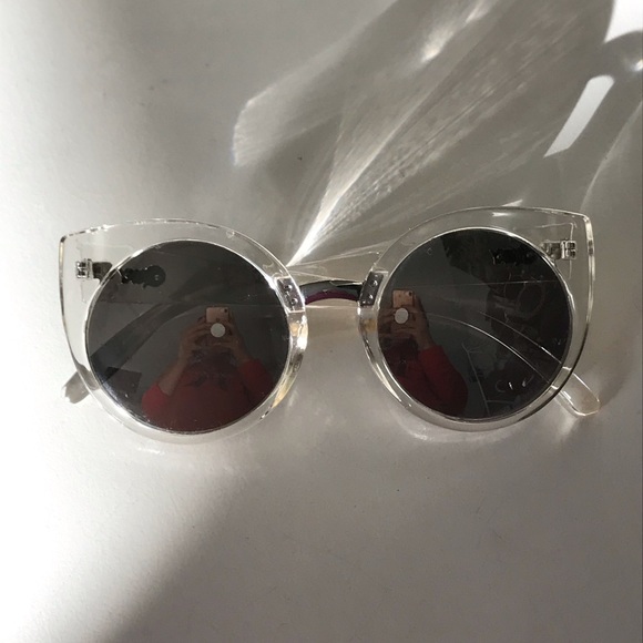 circle cat eye sunglasses